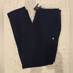 Figs Technical Collection Yola straight leg Scrub Pants in Navy